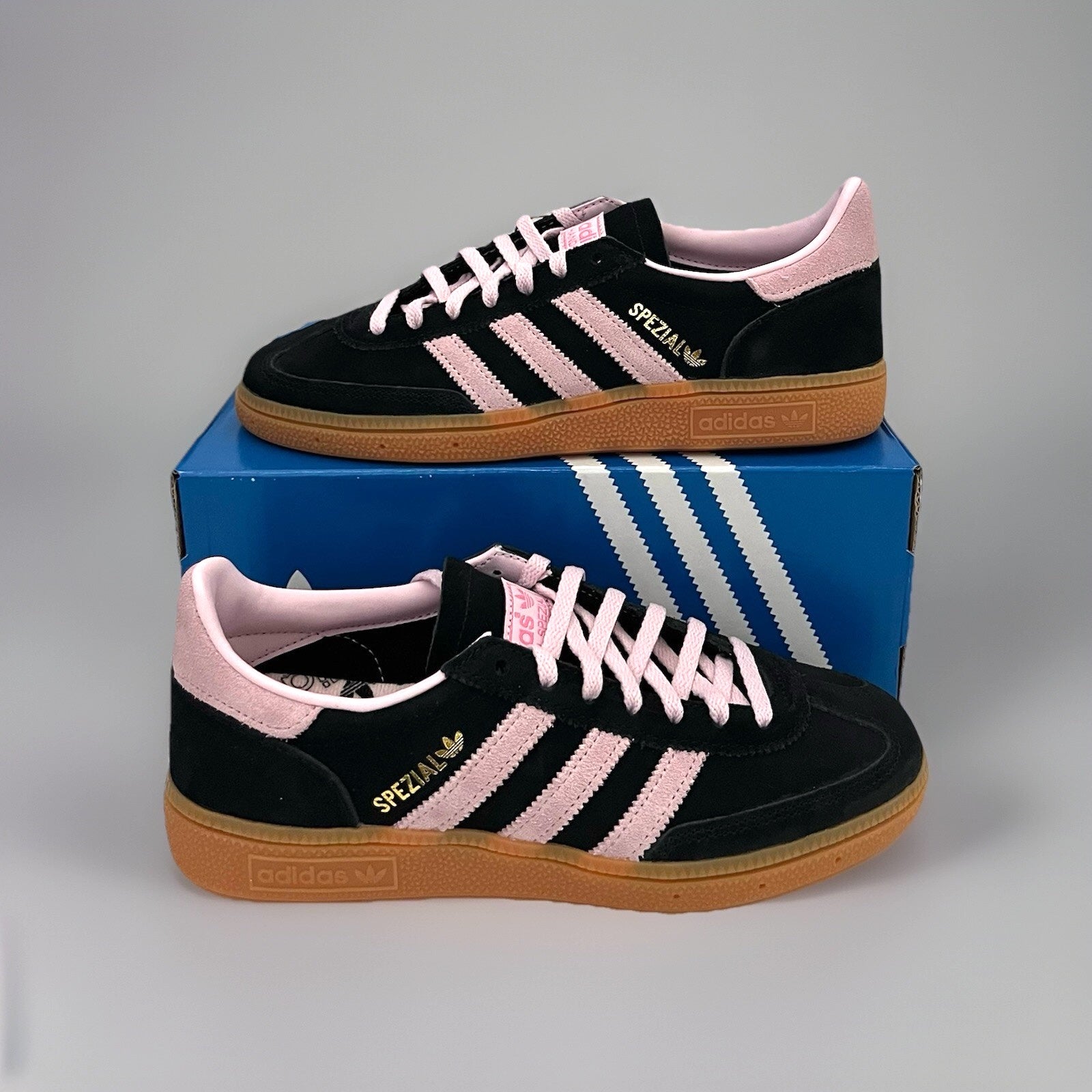 Adidas Handball Spezial Core Black Clear Pink Gum