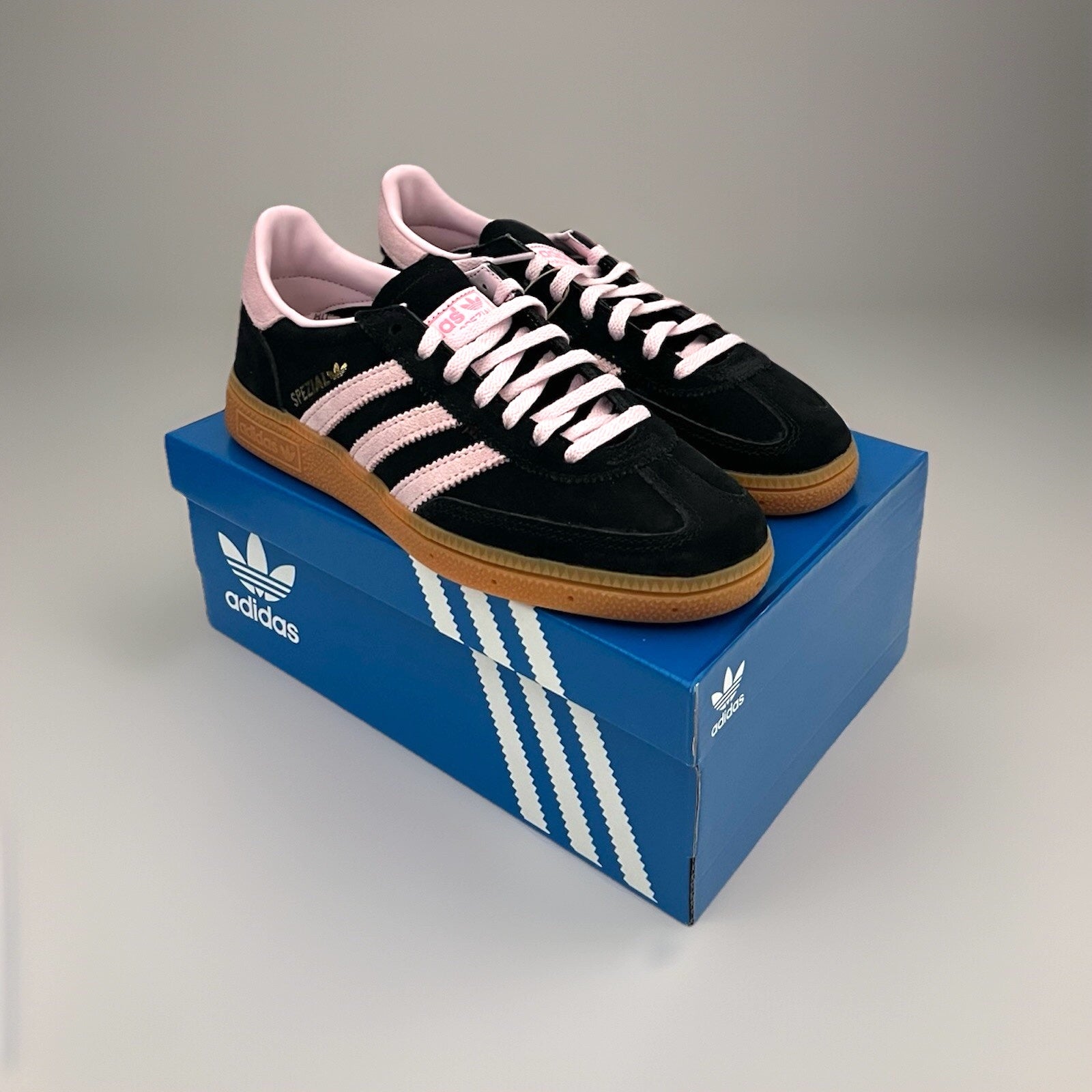 Adidas Handball Spezial Core Black Clear Pink Gum
