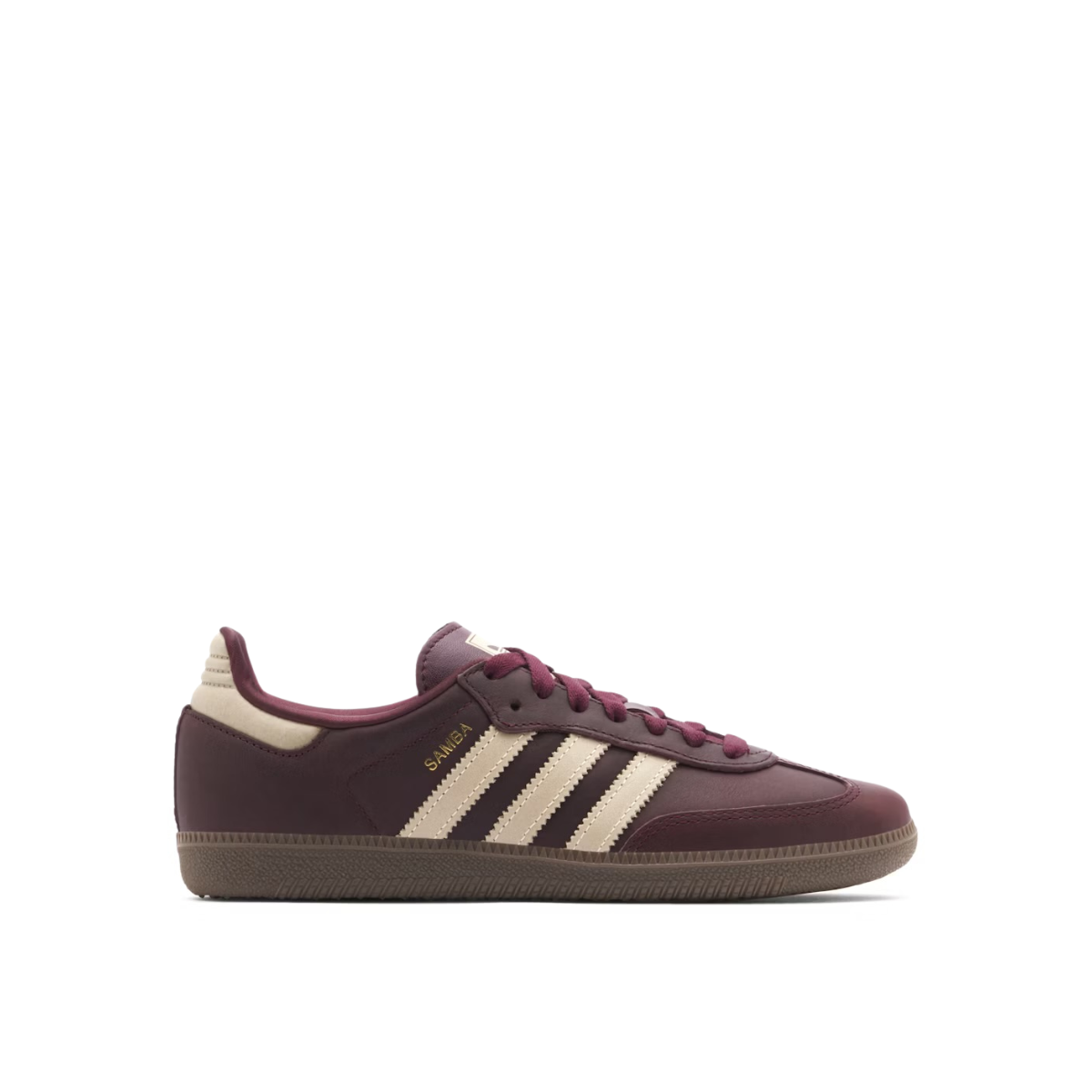 Adidas Samba OG Maroon Gold Metallic