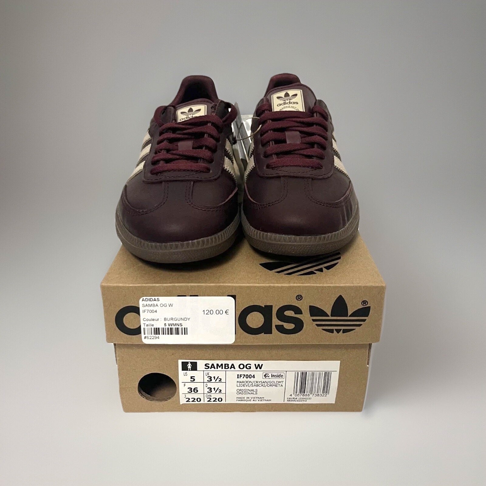 Adidas Samba OG W Maroon