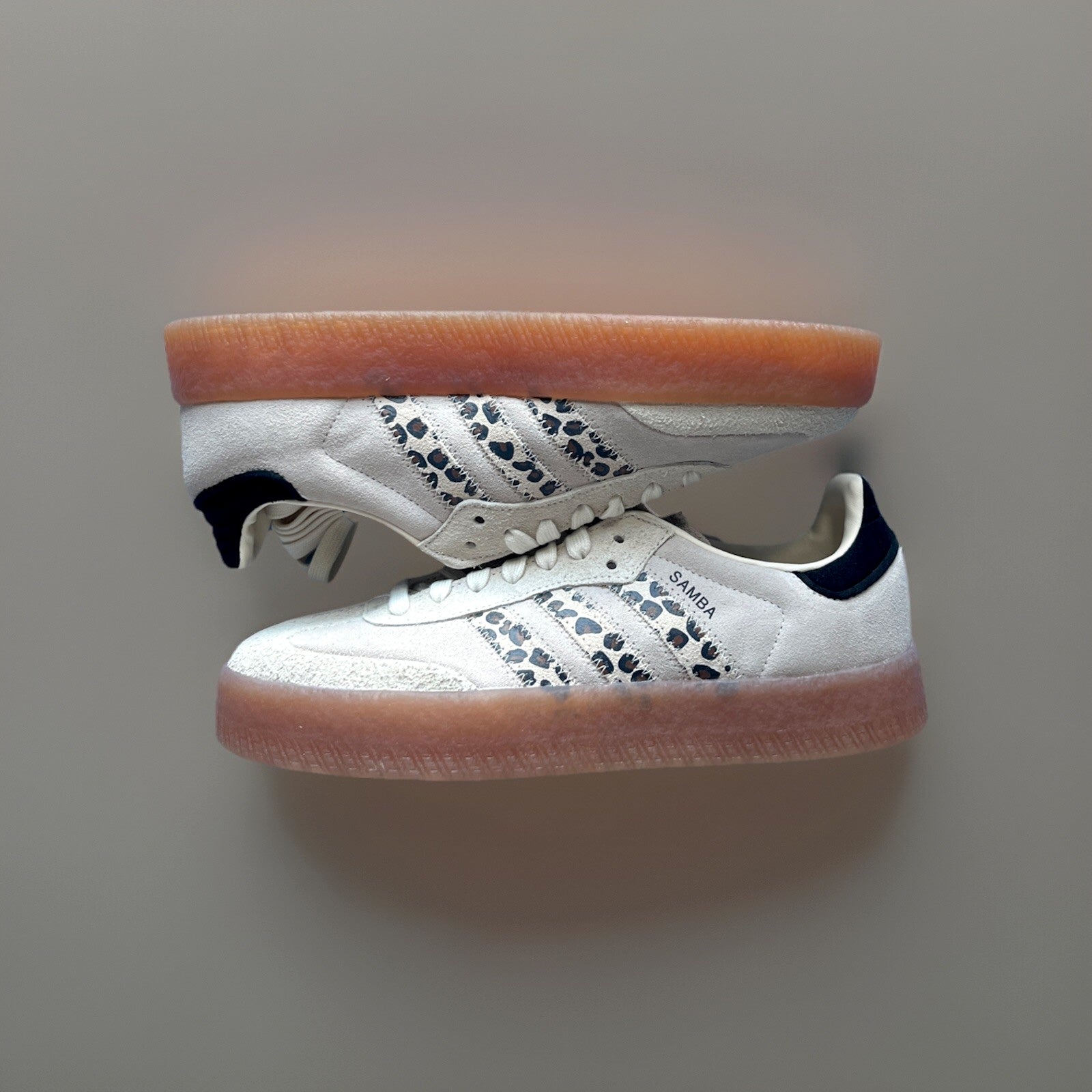 Adidas Sambae Leopard Off White