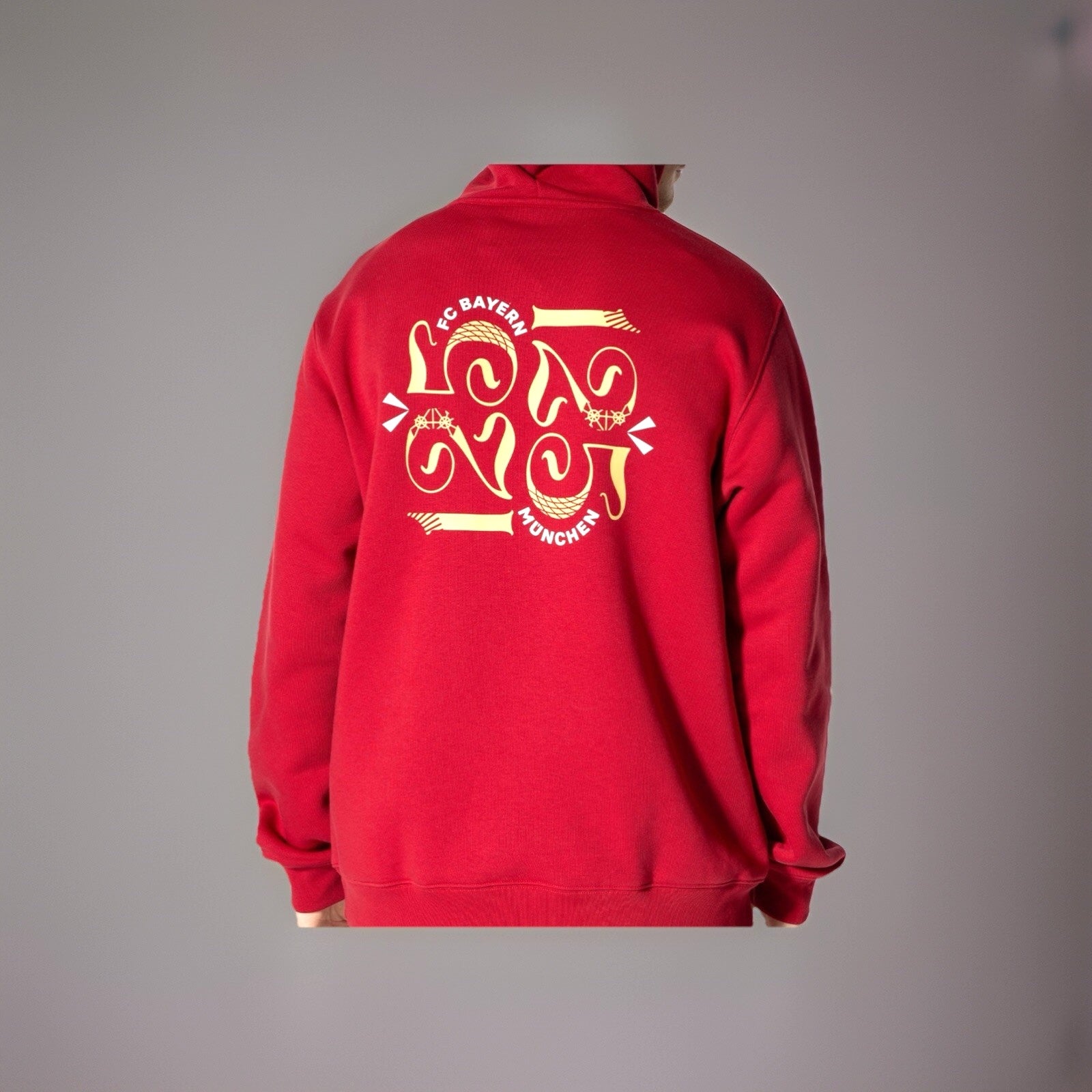 Adidas Hoodie FC Bayern 125 Jahre Jubiläum rot